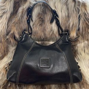 Dooney & Bourke Black Leather Satchel
